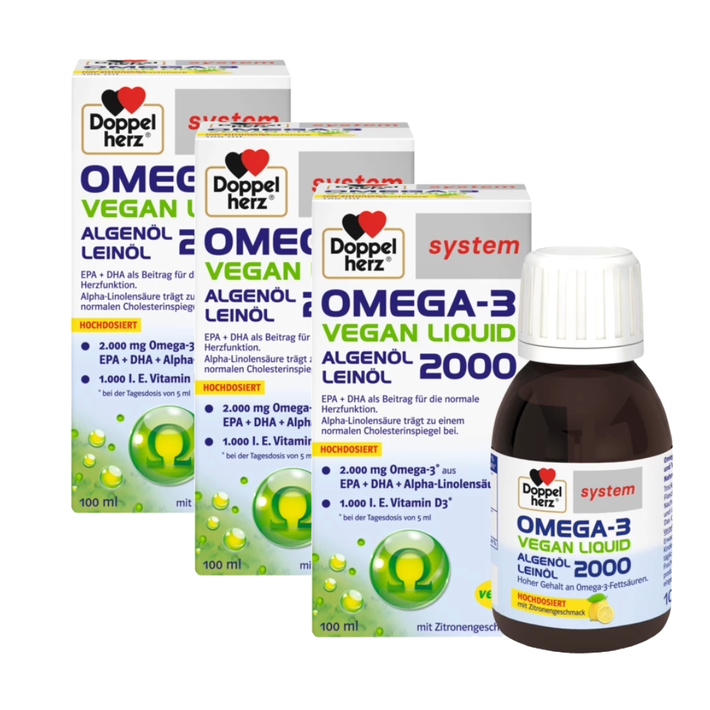 Doppelherz® system Omega-3 Vegan Algenöl, 300ml