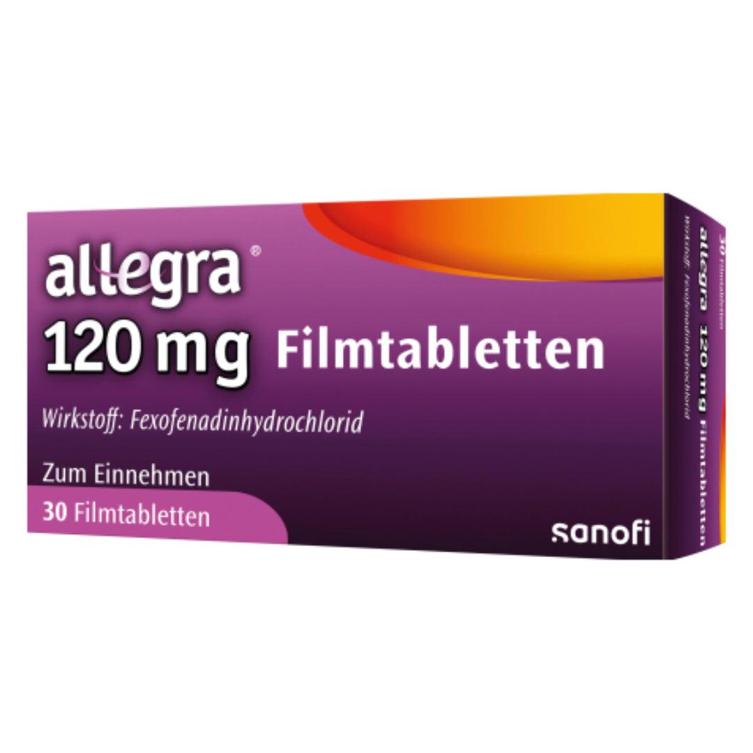 allegra® 120mg Filmtabletten bei Allergie 30 Stück