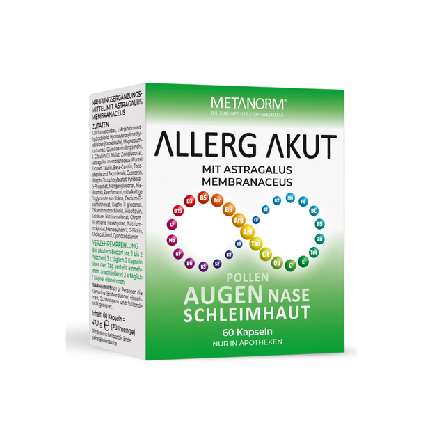 ALLERG AKUT Kapseln METANORM®, 60 Stück