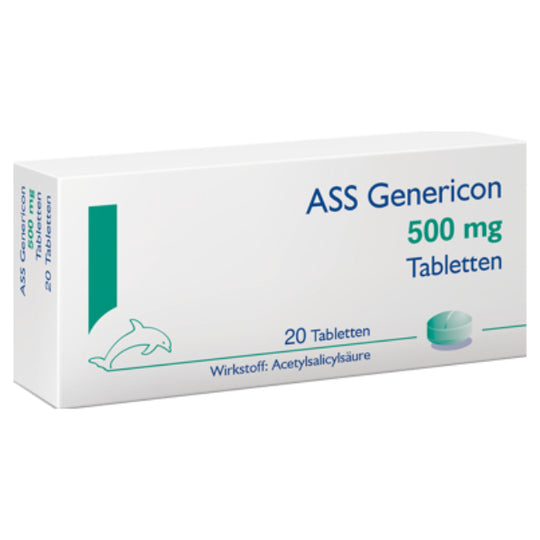 ASS Genericon 500 mg Tabletten, 20 Stück