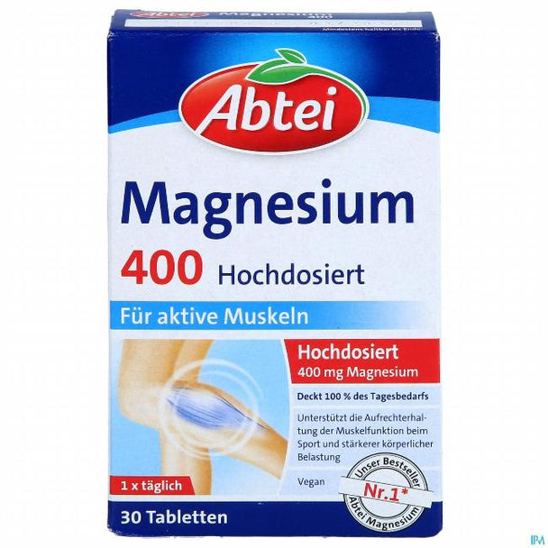 Abtei Magnesium 400 Tabletten, 30 Stück