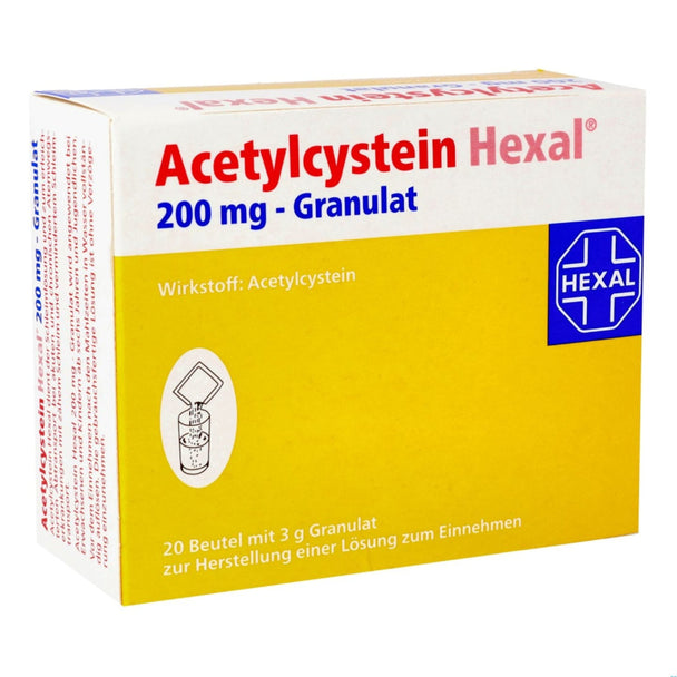 Acetylcystein Hexal 200 mg - Granulat, 20 Stück