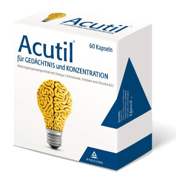 Acutil® Kapseln für Gedächtnis und Konzentration 60 Stück