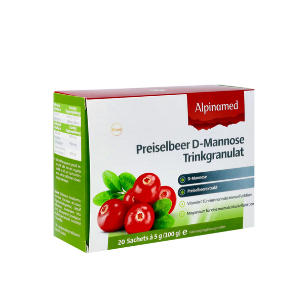 Alpinamed® Preiselbeer D-Mannose Trinkgranulat, 20 Stück