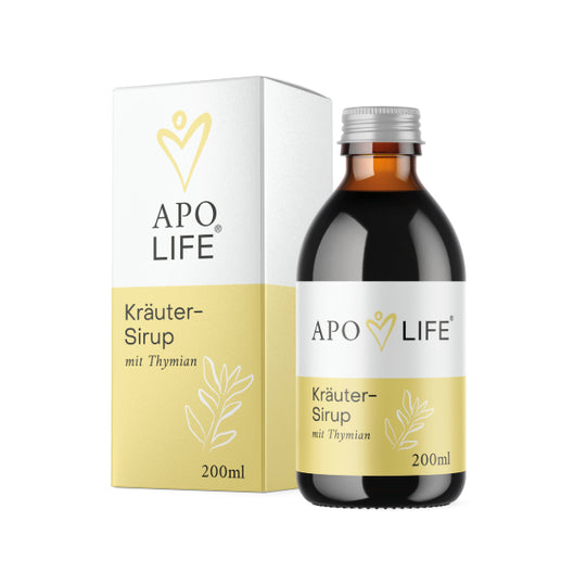 ApoLife Kräutersirup mit Thymian, 200ml