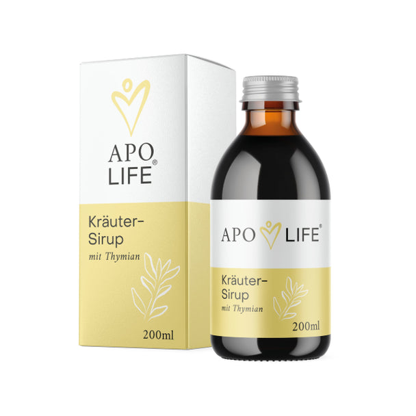 ApoLife Kräutersirup mit Thymian, 200ml