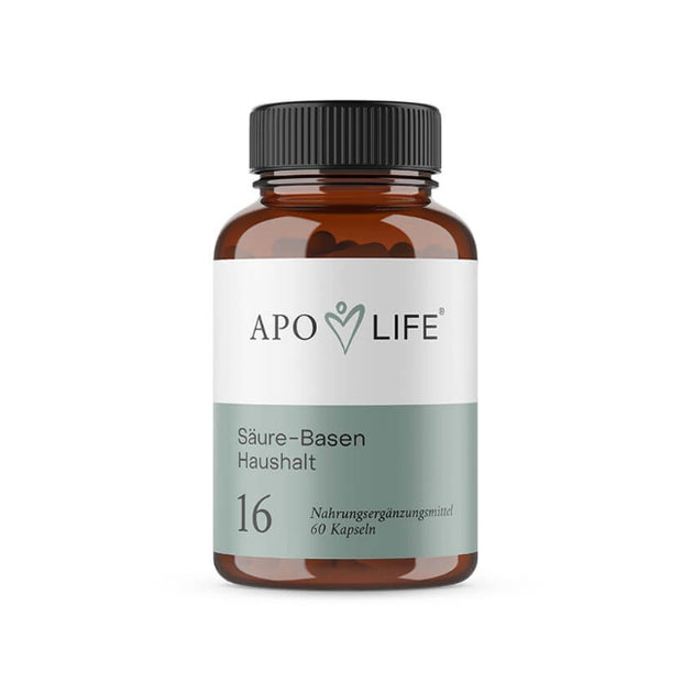 ApoLife Nr. 16 Säure-Basen Haushalt, 60 Kapseln