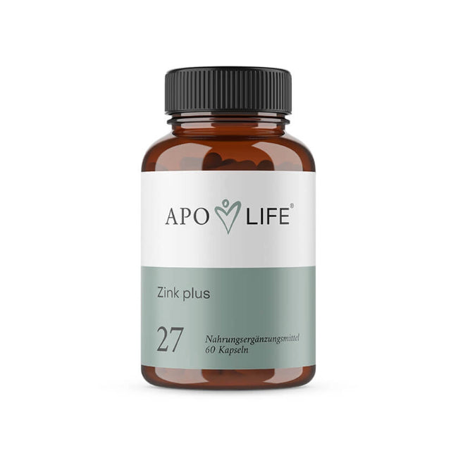 ApoLife Nr. 27 Zink plus, 60 Kapseln