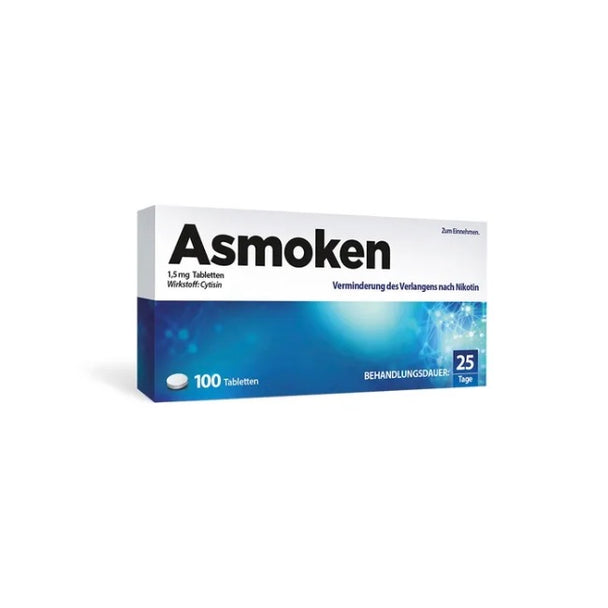 Asmoken Tabletten zur Rauchentwöhnung, 100 Tabletten