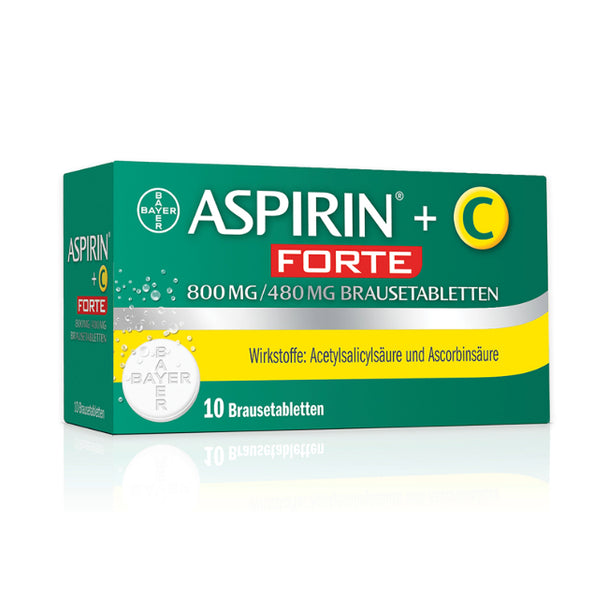 Aspirin®+C forte - Brausetabletten, 10 Stück