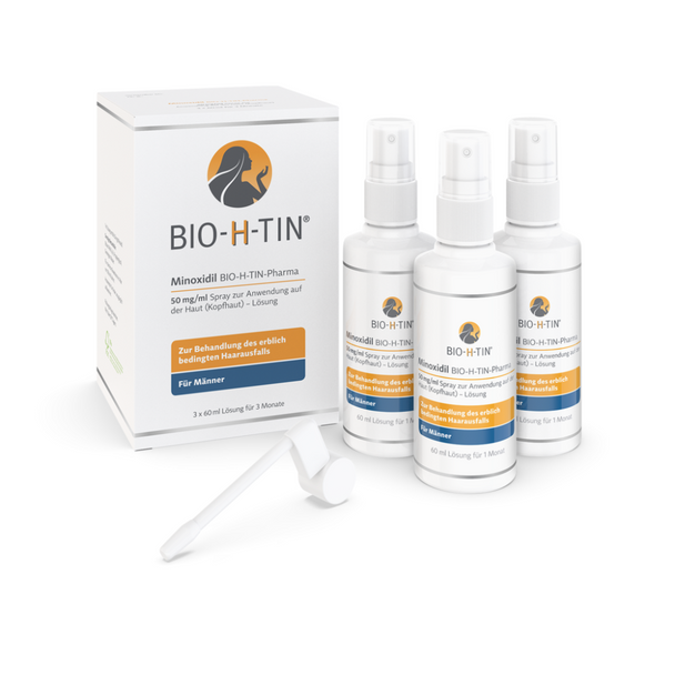 BIO-H-TIN Minoxidil 50mg/ml Spray, 180ml