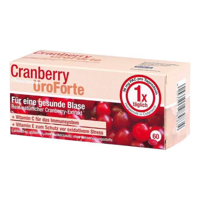 BIOGELAT® Cranberry UroForte-Filmtabletten, 60 Stück