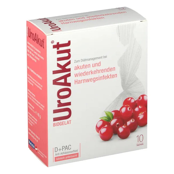 BIOGELAT UroAkut® D-Mannose Cranberry, 10 Stück