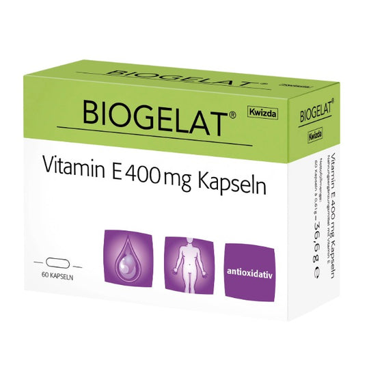 BIOGELAT® Vitamin E 400 mg, 60 Stück