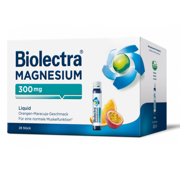Biolectra® MAGNESIUM 300mg Liquid, 28 Stück