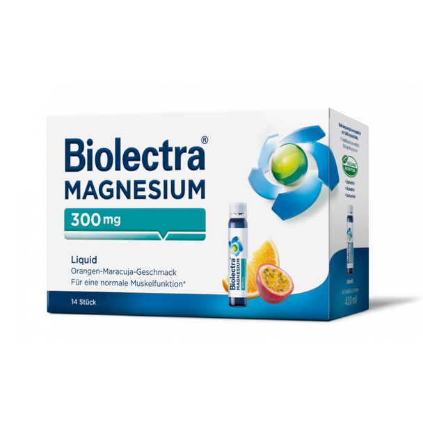 Biolectra® Magnesium 300mg Liquid, 14 Stück