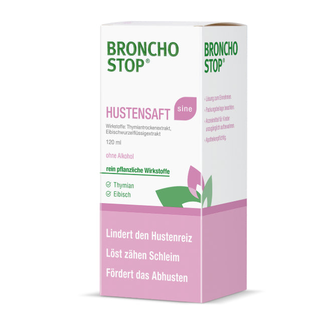 Bronchostop Thymian Eibisch sine Hustensaft, 120ml