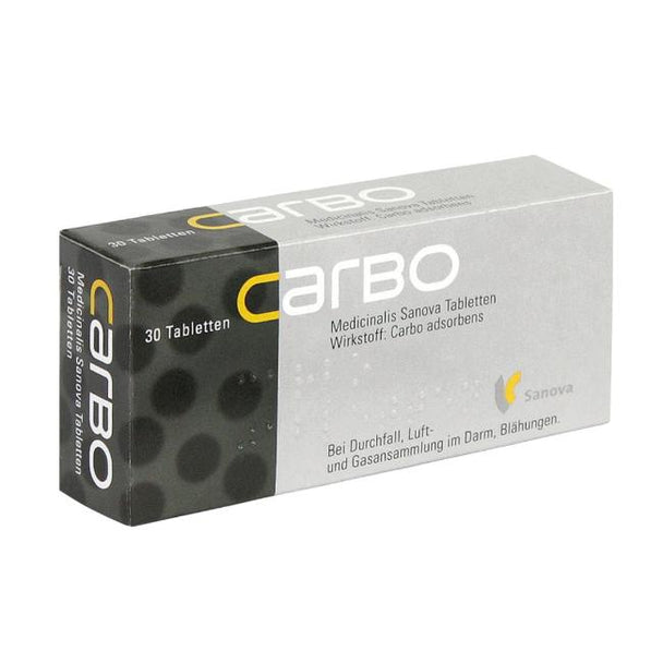 CARBO Medicinalis Sanova Tabletten, 30 Stück