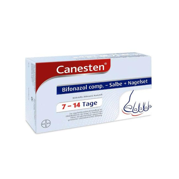 Canesten® Bifonazol comp. – Salbe + Nagelset zur Behandlung von Nagelpilz