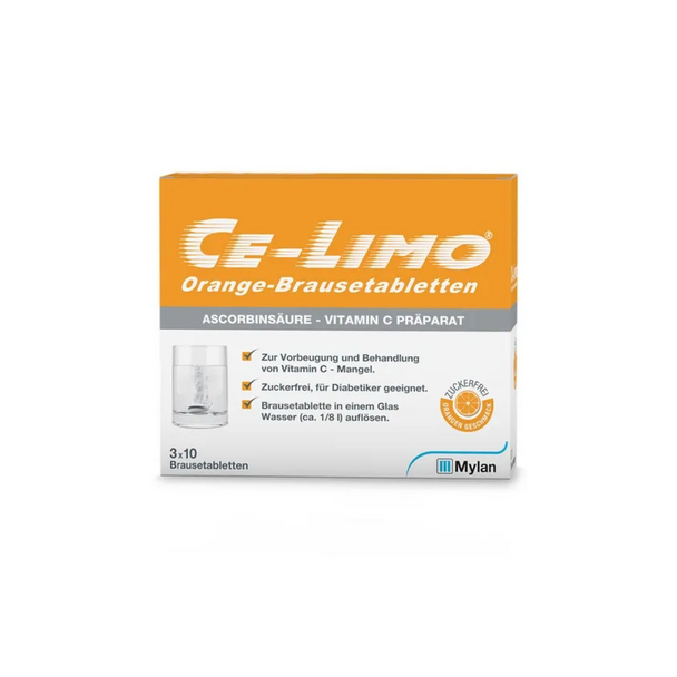 Ce-Limo® Orange-Brausetabletten, 30 Stück