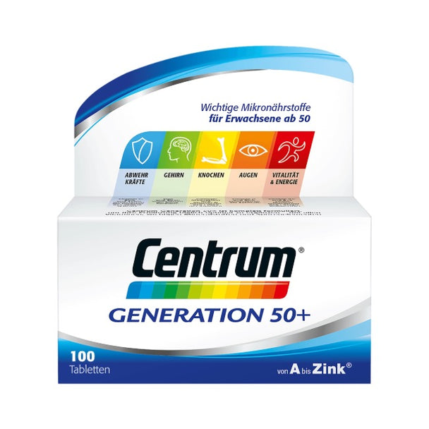 Centrum Generation 50+ von A bis Zink, 100 Stück
