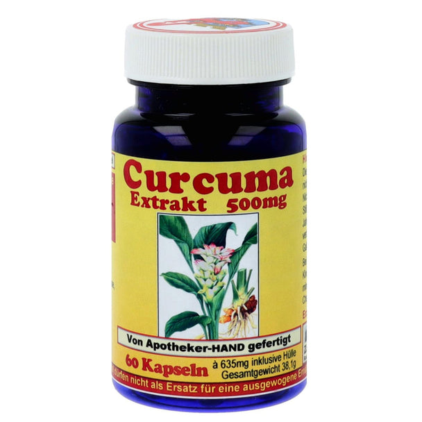 Curcuma Kapseln 500 mg Extrakt 60 Stk.