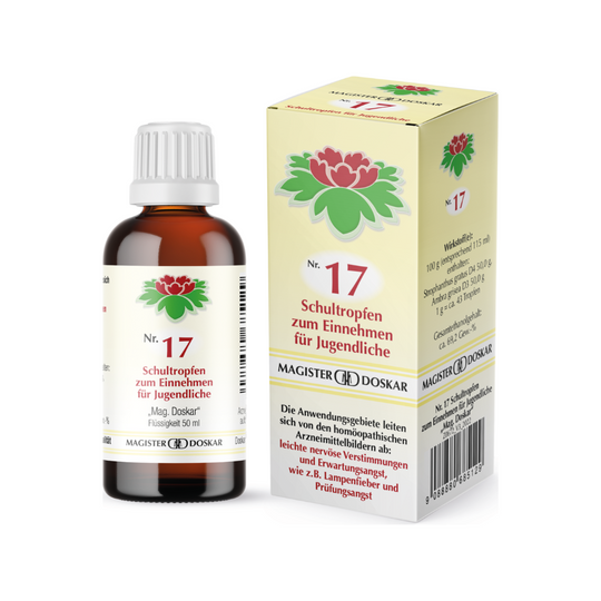 Doskar Tropfen Nr. 17 - Schultropfen für Jugendliche, 50ml