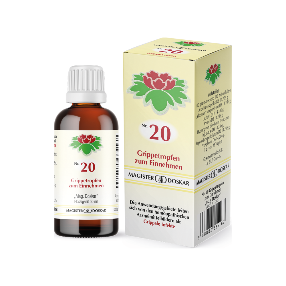 Doskar Tropfen Nr. 20 - Grippetropfen, 50ml