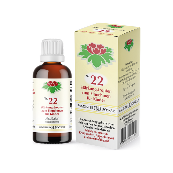 Doskar Tropfen Nr. 22 - Stärkungstropfen für Kinder, 50ml