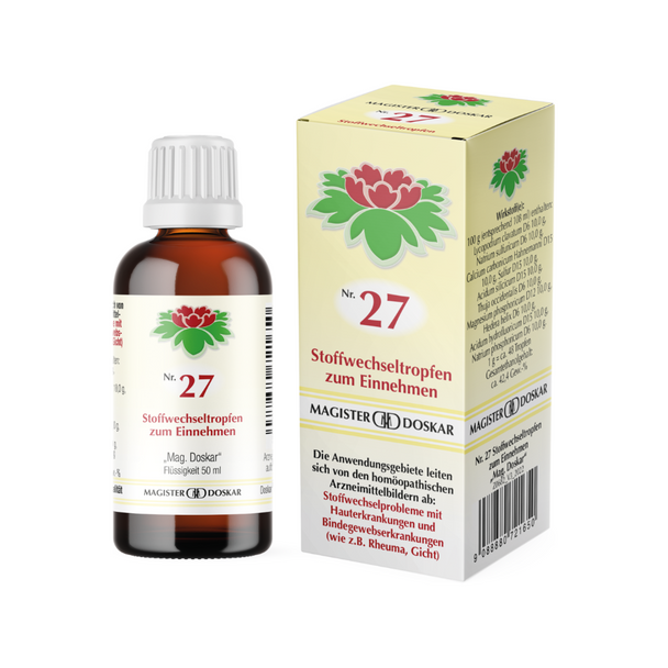 Doskar Tropfen Nr. 27 - Stoffwechseltropfen, 50ml