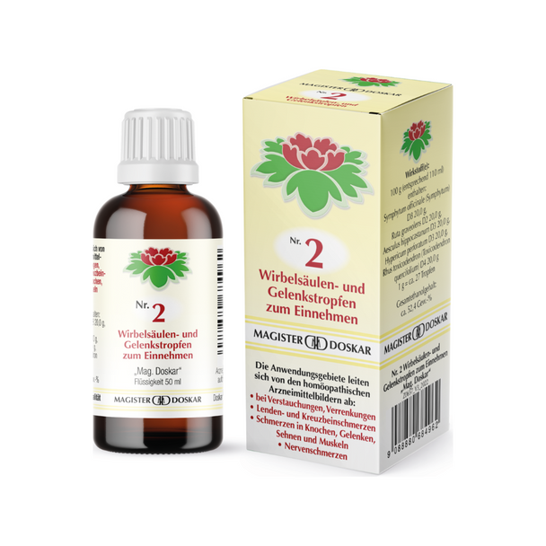 Doskar Tropfen Nr. 2 - Wirbelsäule und Gelenkstropfen