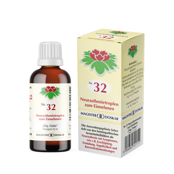 Doskar Tropfen Nr. 32 - Neurasthenietropfen, 50ml