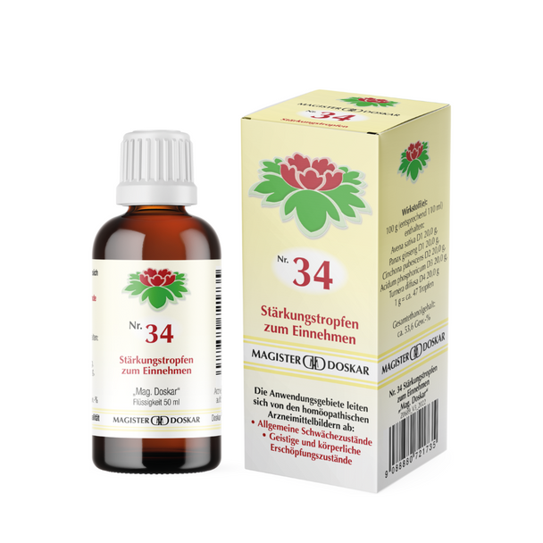 Doskar Tropfen Nr. 34 - Stärkungstropfen, 50ml