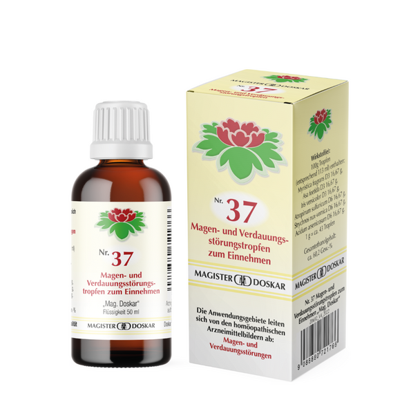 Doskar Tropfen Nr. 37 - Magen- und Verdauungsstörungstropfen, 50ml