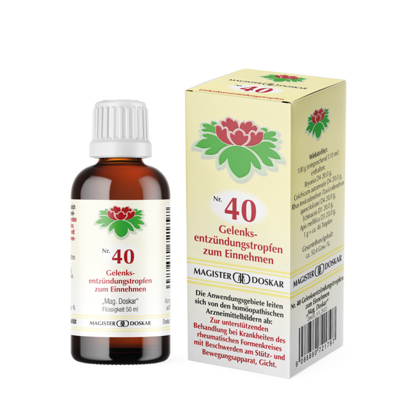 Doskar Tropfen Nr. 40 - Gelenksentzündungstropfen, 50ml