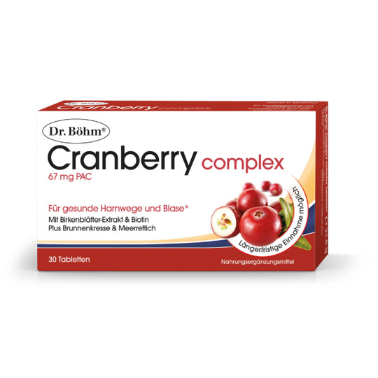 Dr. Böhm® Cranberry complex Tabletten, 30 Stück