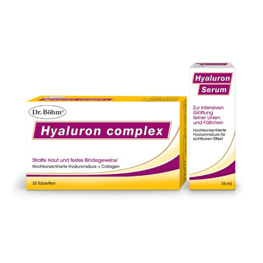 Dr. Böhm® Hyaluron complex Tabletten + Hyaluron Serum