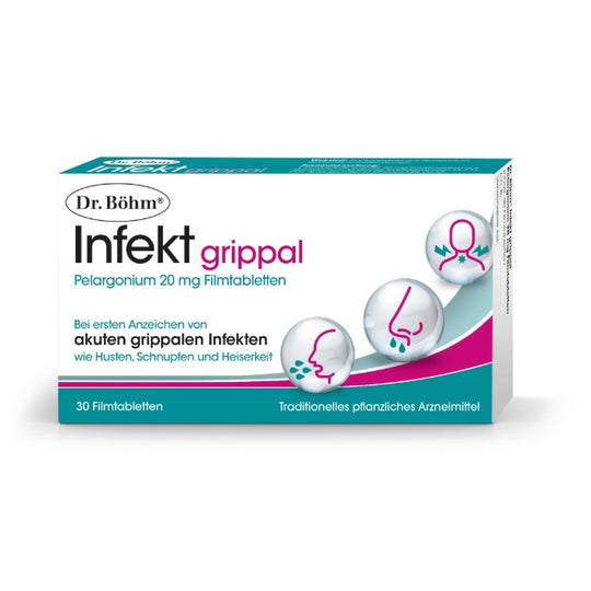 Dr. Böhm Infekt grippal Pelargonium, 30 Stück