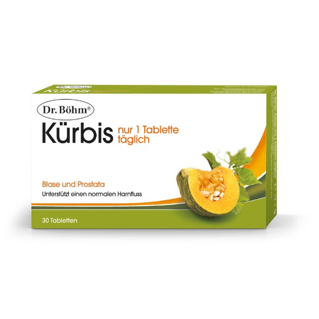 Dr. Böhm® Kürbis nur 1 Tablette täglich, 30 Stück