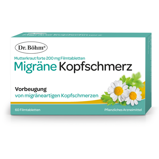 Dr. Böhm® Mutterkraut forte 200mg Filmtabletten, 60 Stück
