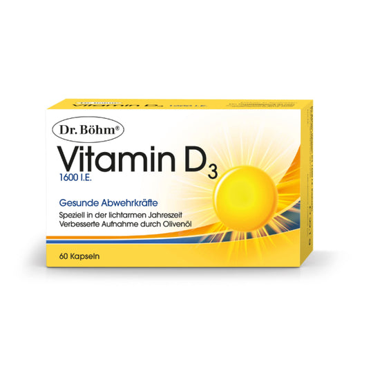 Dr. Böhm® Vitamin D3 1600 I.E., 60 Stück