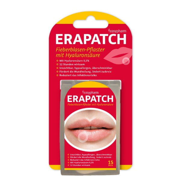 ERAPATCH Fieberblasen-Pflaster mit Hyaluronsäure, 15 Stück