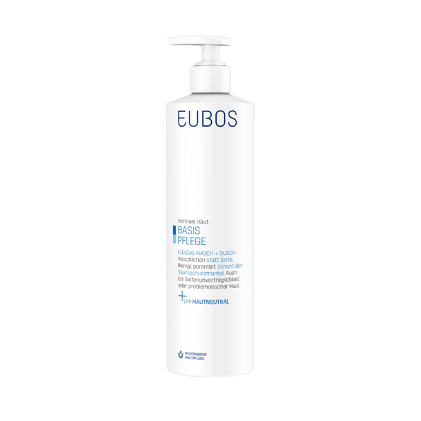 EUBOS® Wasch und Dusch flüssig blau mit Spender, 400ml