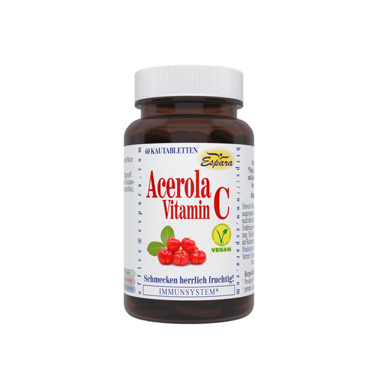 Espara Acerola Vitamin C Kautabletten, 60 Stück