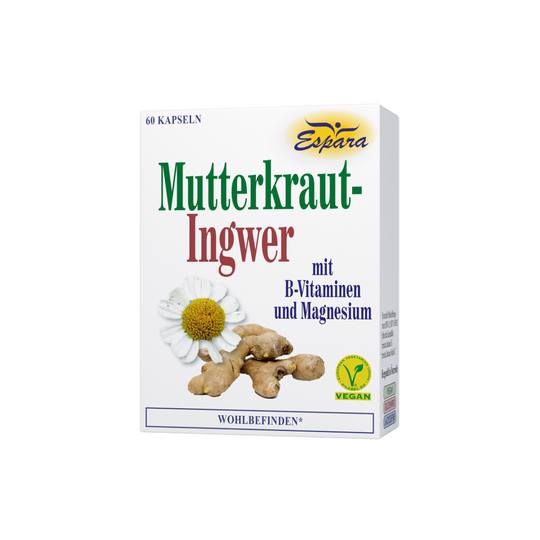 Espara Mutterkraut-Ingwer Kapseln, 60 Stück