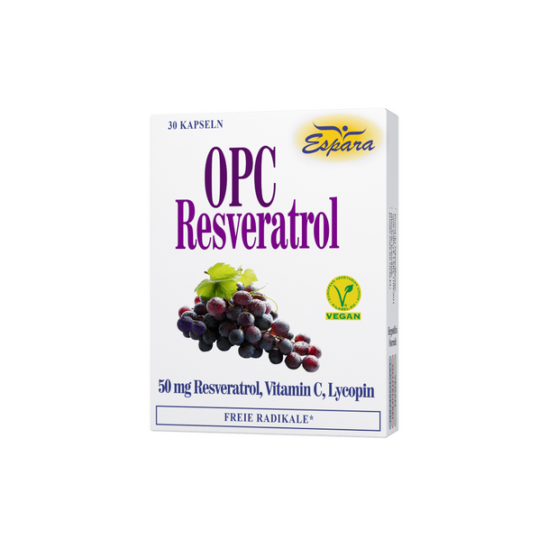 Espara OPC-Resveratrol Kapseln, 30 Stück