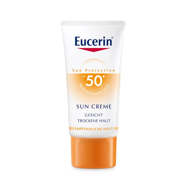 Eucerin SUN CREME LSF 50+ für normale bis trockene Haut, 50ml