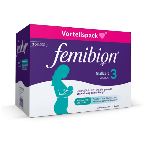 Femibion® 3 Stillzeit Vorteilspackung, 224 Stück