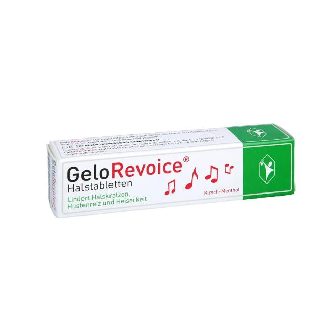 GeloRevoice Halstabletten Holunderblüte-Mentholfrei, 20 Stück