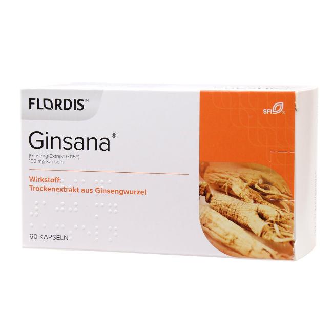 Ginsana® (Ginseng-Extrakt G115) 100 mg, 60 Stück